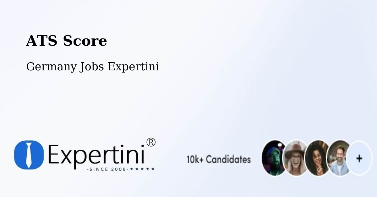 Resume ATS Score & Job Description Match Tool – Cottbus - Germany Jobs Expertini